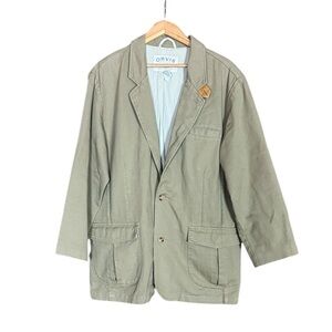 Orvis khaki color cotton jacket Size 44R